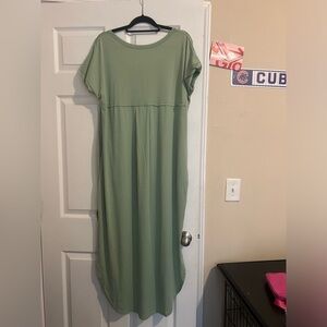 Full length t shirt dress
